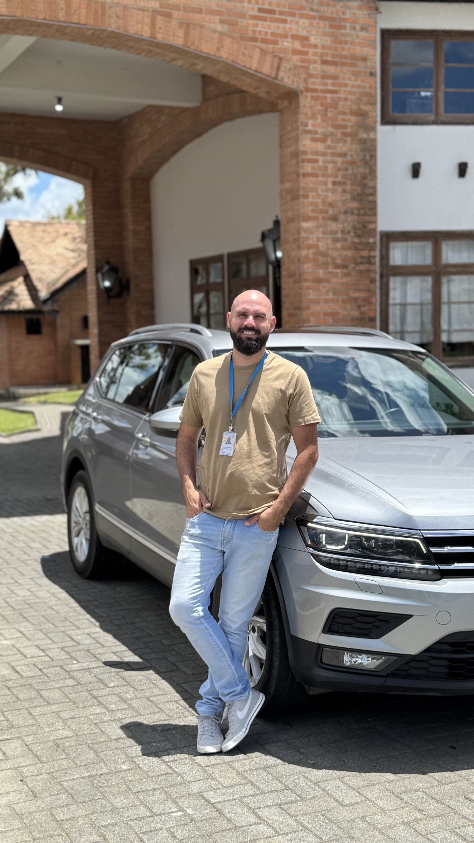 Lucas, guia de turismo credenciado da RÖDEN